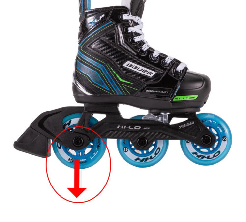 Коньки роликовые BAUER X-LP ADJUSTABLE YTH Коньки роликовые BAUER X-LP ADJUSTABLE YTH