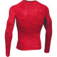 Нательное белье (майка с длинным рукавом) UNDER ARMOUR HG PRINTED LS COMPRESSION SR