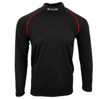 Нательное белье (майка с длинным рукавом) CCM NECKGUARD LS COMPRESSION TOP JR