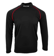 Нательное белье (майка с длинным рукавом) CCM NECKGUARD LS COMPRESSION TOP JR