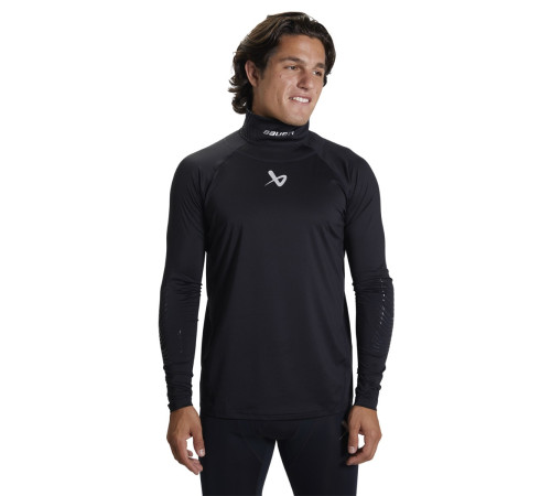 Нательное белье (майка с длинным рукавом) BAUER S22 NECKPROTECT LS SR Нательное белье (майка с длинным рукавом) BAUER S22 NECKPROTECT LS SR