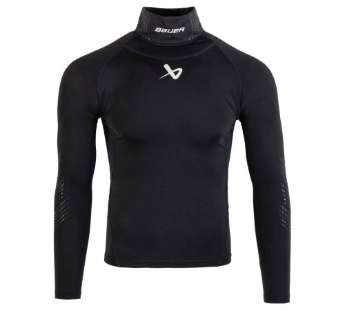 Нательное белье (майка с длинным рукавом) BAUER S22 NECKPROTECT LS JR Нательное белье (майка с длинным рукавом) BAUER S22 NECKPROTECT LS JR