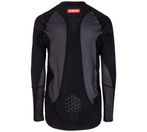 Нательное белье (майка с длинным рукавом) CCM COMPRESSION LS TOP WITH GEL JR